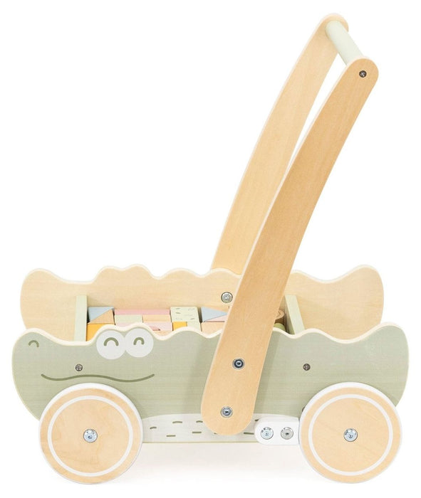 Дървена проходилка Viga Toys PolarB - Крокодил