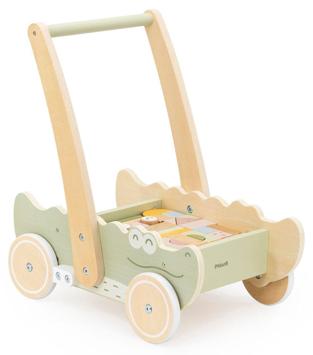 Дървена проходилка Viga Toys PolarB - Крокодил