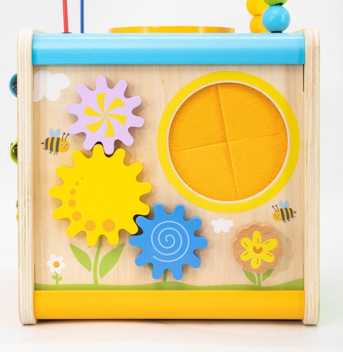 Дървен дидактичен куб 9 в 1 Viga Toys