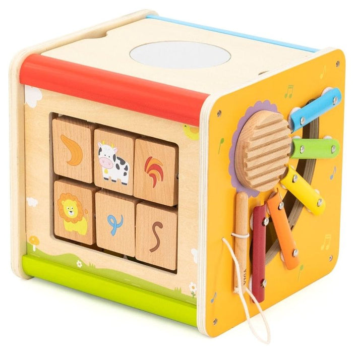 Дървен дидактичен куб 9 в 1 Viga Toys