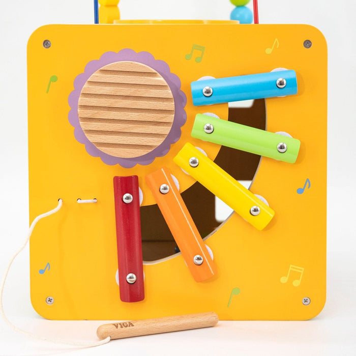Дървен дидактичен куб 9 в 1 Viga Toys
