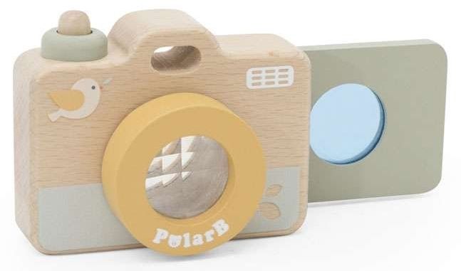 Дървен детски фотоапарат Viga Toys PolarB - С калейдоскоп