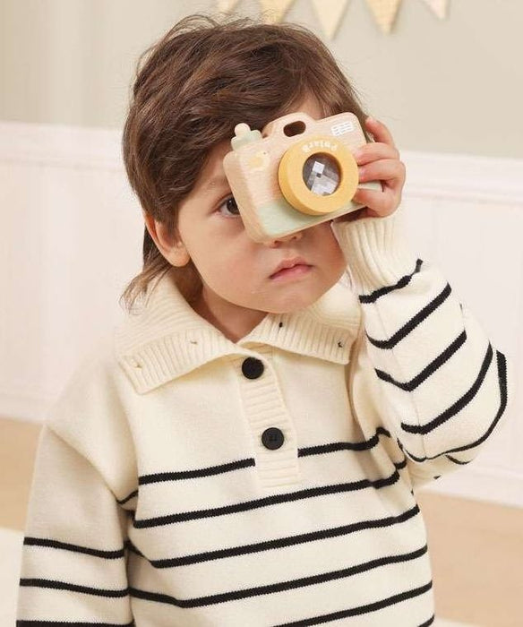 Дървен детски фотоапарат Viga Toys PolarB - С калейдоскоп