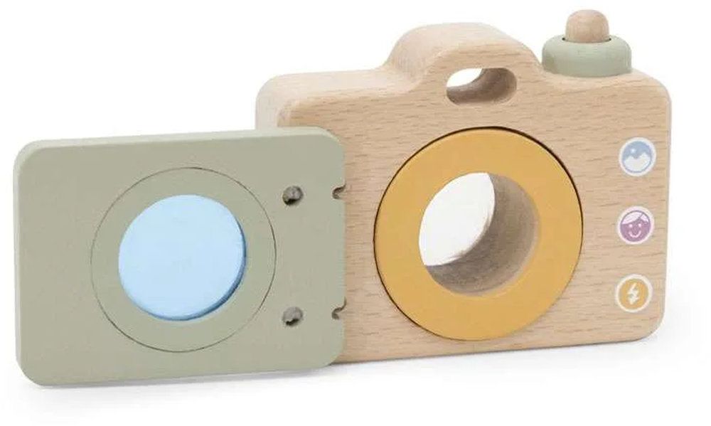 Дървен детски фотоапарат Viga Toys PolarB - С калейдоскоп