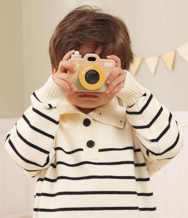Дървен детски фотоапарат Viga Toys PolarB - С калейдоскоп