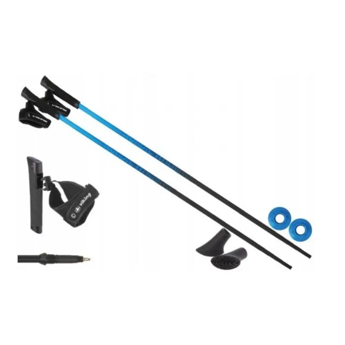 Viking Pro-Trainer Trekking Poles Blue 115