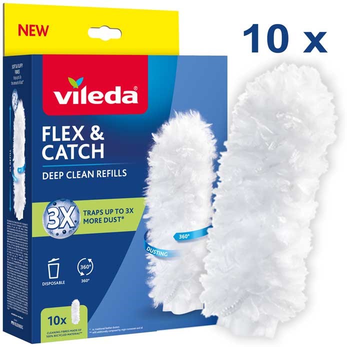 Пълнители за лопатки Vileda Flex&Catch, 10 бр.