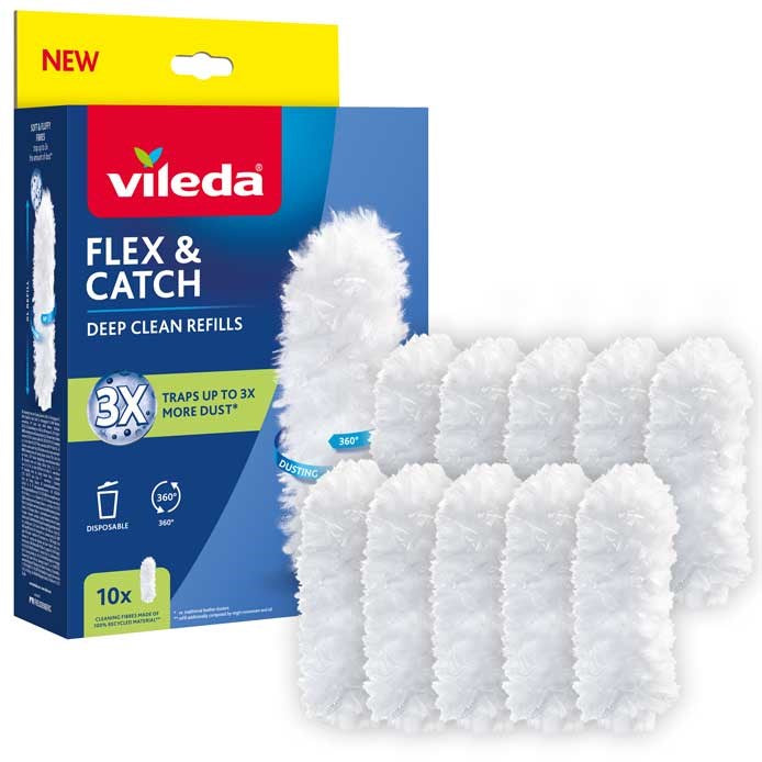 Пълнители за лопатки Vileda Flex&Catch, 10 бр.