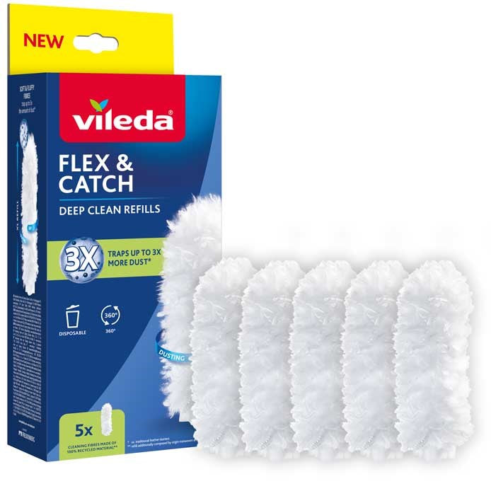 Vileda Flex&Catch пълнители за смет, 5 бр.