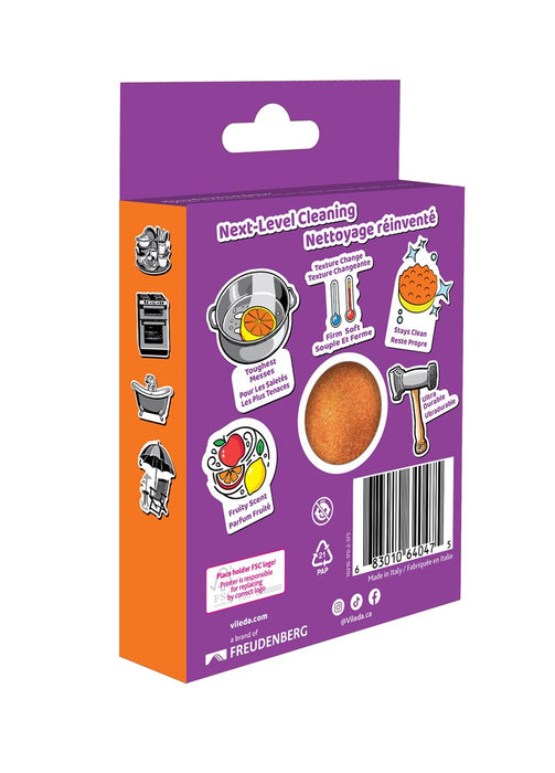 Vileda Punch Strong Orange гъба за търкане, 1 брой