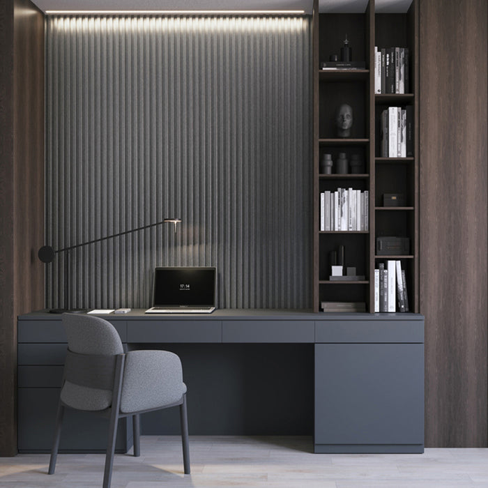 3D MPC М СТЕНЕН ПАНЕЛ VILO BRUSHED STEEL 265Х16Х2 СМ