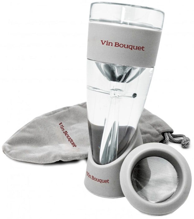 Аератор с филтър, стойка и калъфче Vin Bouquet