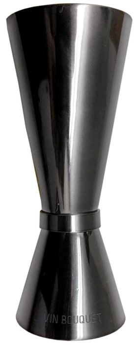 Мярка за алкохол Vin Bouquet - 25/50 ml, черна