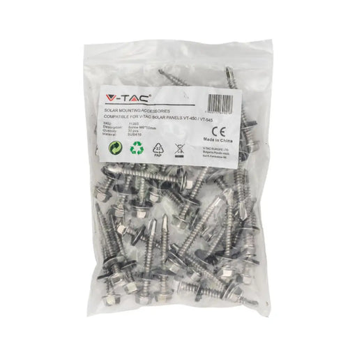 ВИНТ M6X50MM ЗА ПАНЕЛ 30 БРОЯ V-TAC 11393