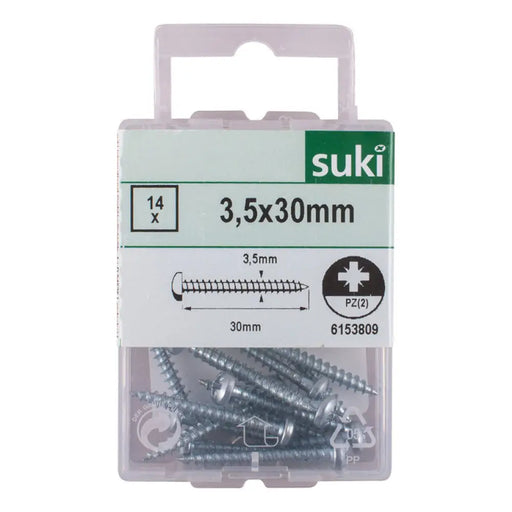 ВИНТ ЗА ДЪРВО 3.5X30 ММ SUKI 14 БРОЯ