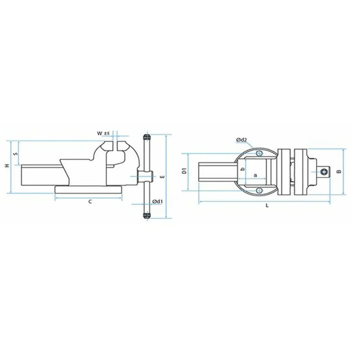 Винт за дърводелска пейка KANCA Castillo 100 mm