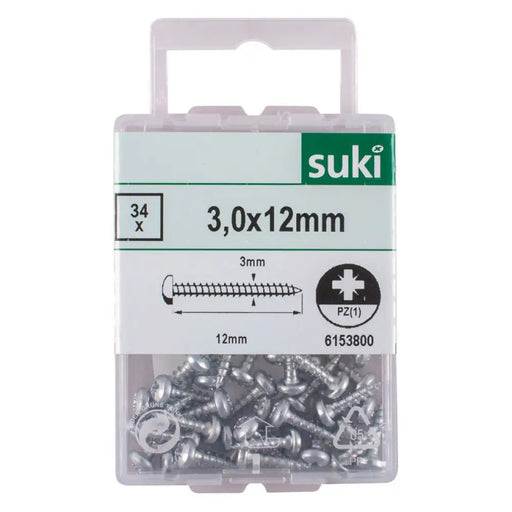 ВИНТ ЗА ДЪРВО 3X12 ММ SUKI 34 БРОЯ