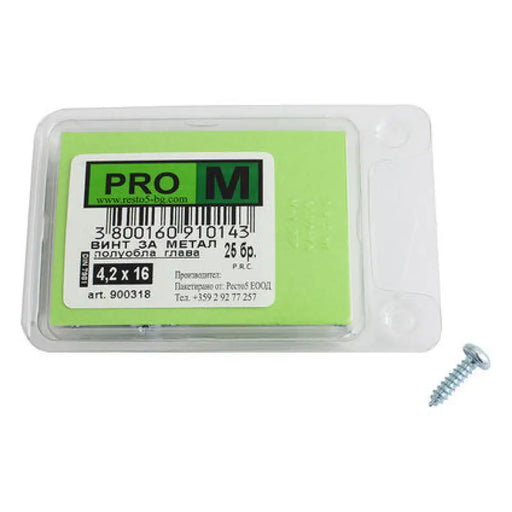 ВИНТ ЗА МЕТАЛ 4.2X16 ММ PRO M 25 БРОЯ
