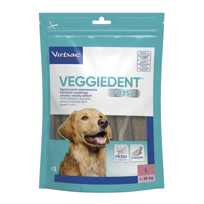 VIBRAC Veggiedent Fresh L - лакомство за кучета - 502,5 г