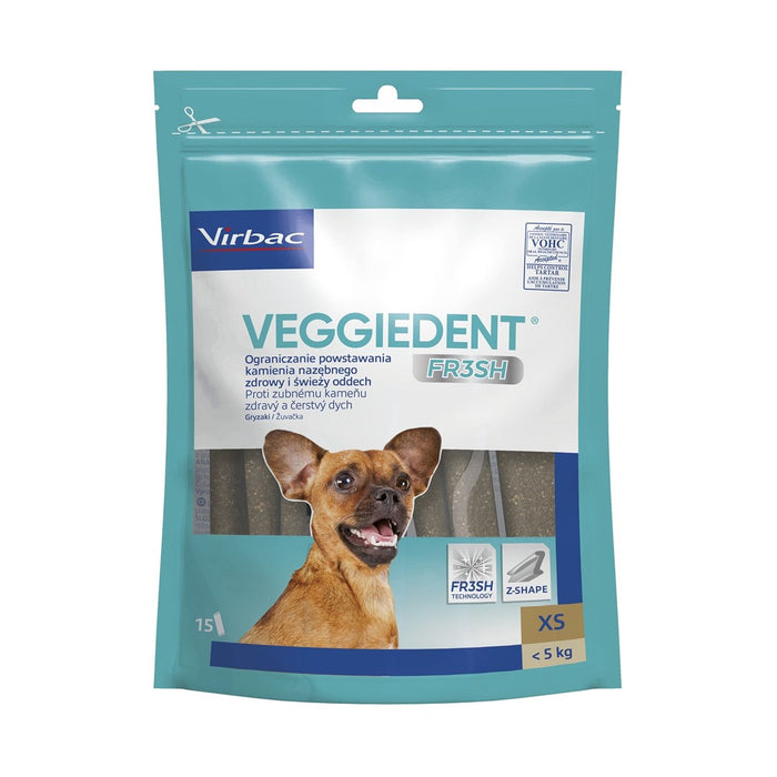 VIBRAC Veggiedent Fresh XS - лакомство за кучета - 114 г