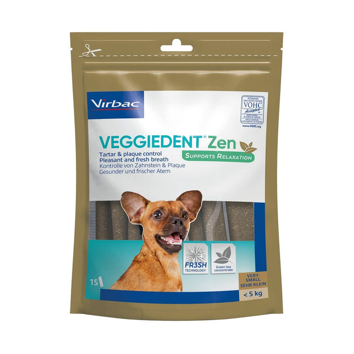 VIRBAC Veggiedent Zen XS - лакомство за кучета - 114 г