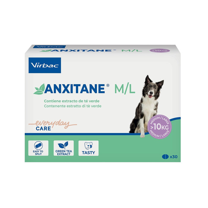 VIRBAC Anxitane Medium & Large - успокояващ продукт за кучета - 30 таблетки