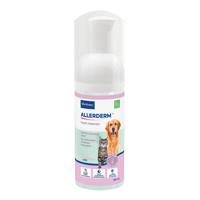 VIRBAC Allerderm Foam - шампоан за кучета и котки - 100 мл