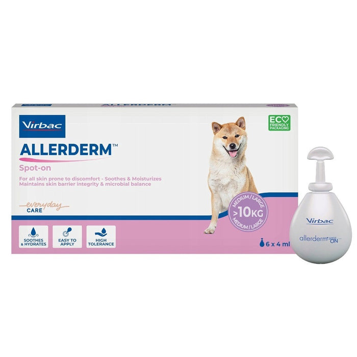 VIRBAC Allerderm Spot On - продукт за кучета - 6x4ml