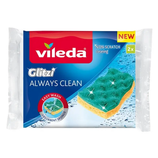 Вискозна гъба Vileda Glitzi Always Clean 2 бр.
