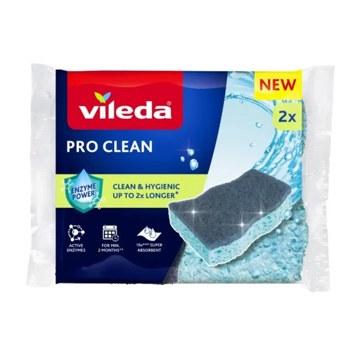 Вискозна търкалка с ензими Vileda Pro Clean 2 бр.