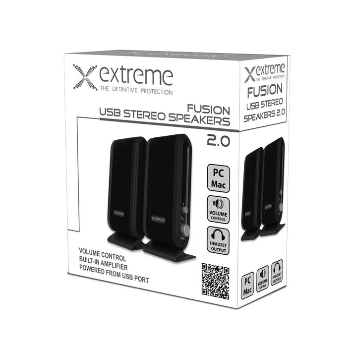 Високоговорители Extreme XP102 2.0 канала 4 W Черни