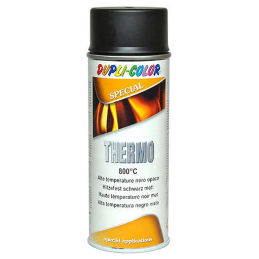 ВИСОКОТЕМПЕРАТУРНА СПРЕЙ БОЯ ДО 800 C ЧЕРЕН ЦВЯТ 400 ML