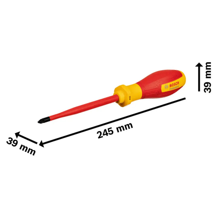 ВИСОКОВОЛТОВА ОТВЕРТКА PZ2 BOSCH PROFESSIONAL 6 X 125 MM