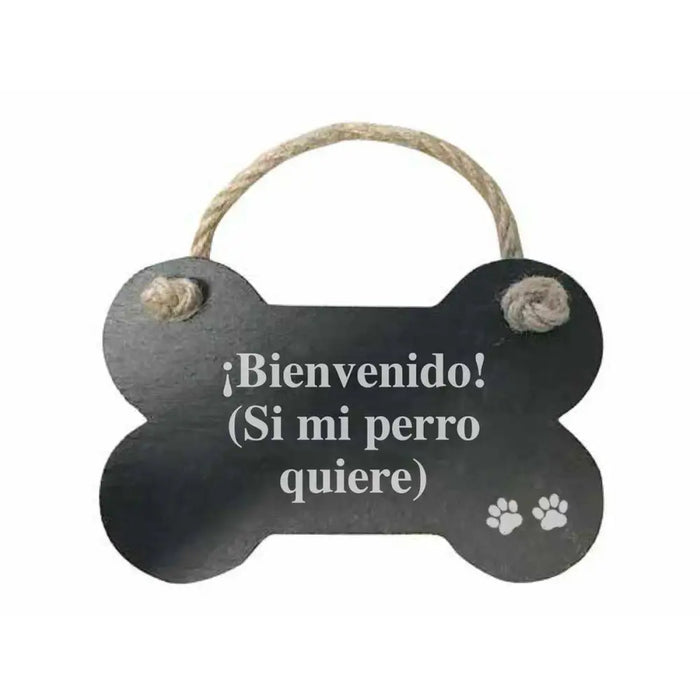 Висяща украса Magnet & Steel Bienvenido (si mi perro