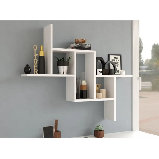 Висящ рафт FIESTA 85x15x73,5 см бял