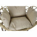 Висящ градински фотьойл DKD Home Decor Кафяв Бежов Светло