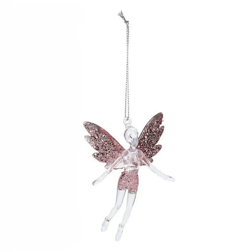 Висяща украса Christmas Decoration Коледно дърво Розов