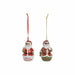 Висяща украса DKD Home Decor Коледа Смола (2 pcs) (4.5 x 3