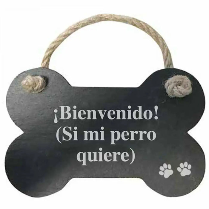 Висяща украса Magnet & Steel Bienvenido (si mi perro