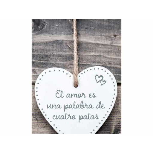 Висяща украса Magnet & Steel El amor es una palabra de