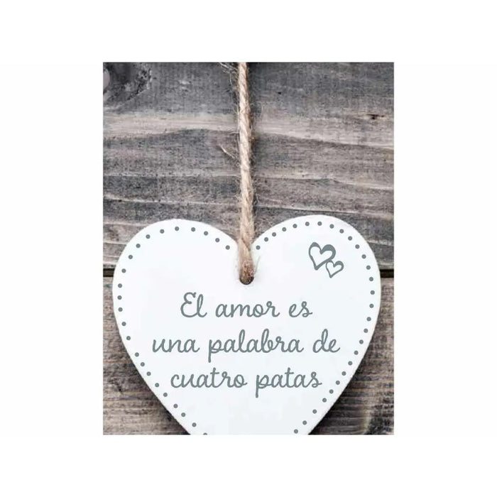 Висяща украса Magnet & Steel El amor es una palabra de