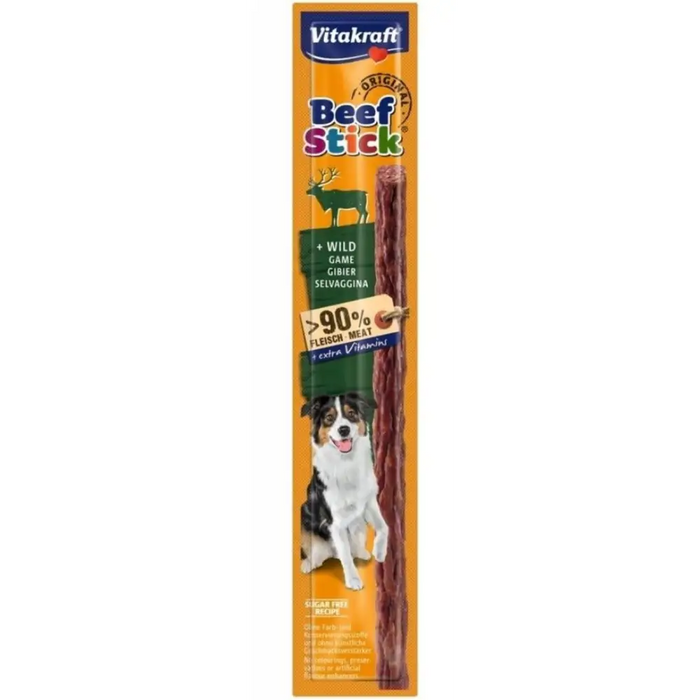 VITAKRAFT Beef Stick Game - лакомство за кучета - 12гр