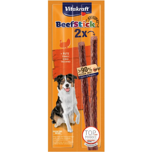 VITAKRAFT Beef Stick с пуешко - лакомство за кучета - 2х12гр