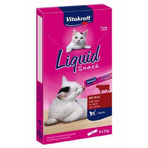 VITAKRAFT Cat Liquid-Snack с говеждо месо - лакомства