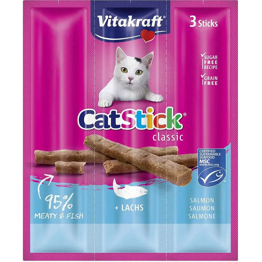 VITAKRAFT CatStick Classic Salmon - лакомства за котки