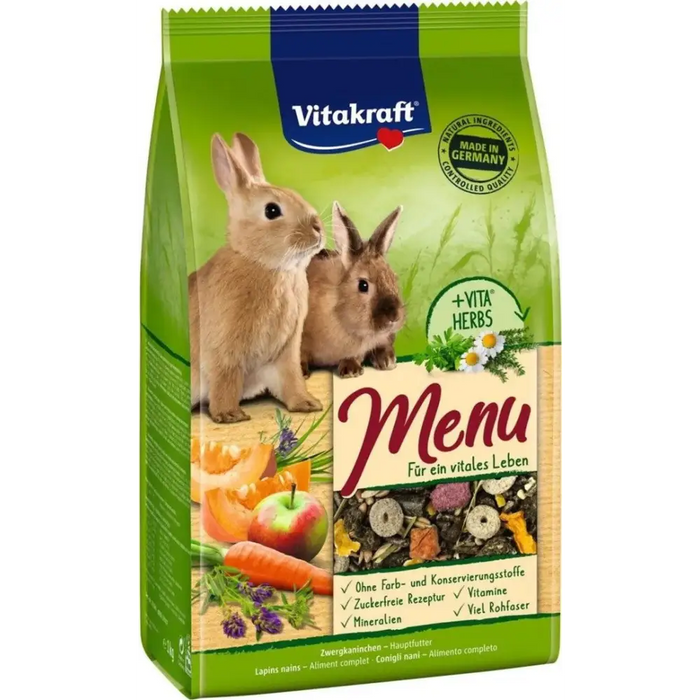 VITAKRAFT Menu Vital - храна за зайци - 3кг