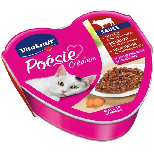 VITAKRAFT POESIE CREATION SOS говеждо/морков - мокра