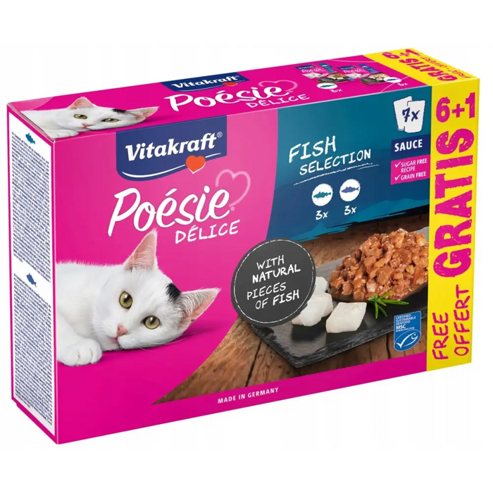 VITAKRAFT Poésie Delice Fish selection - мокра храна