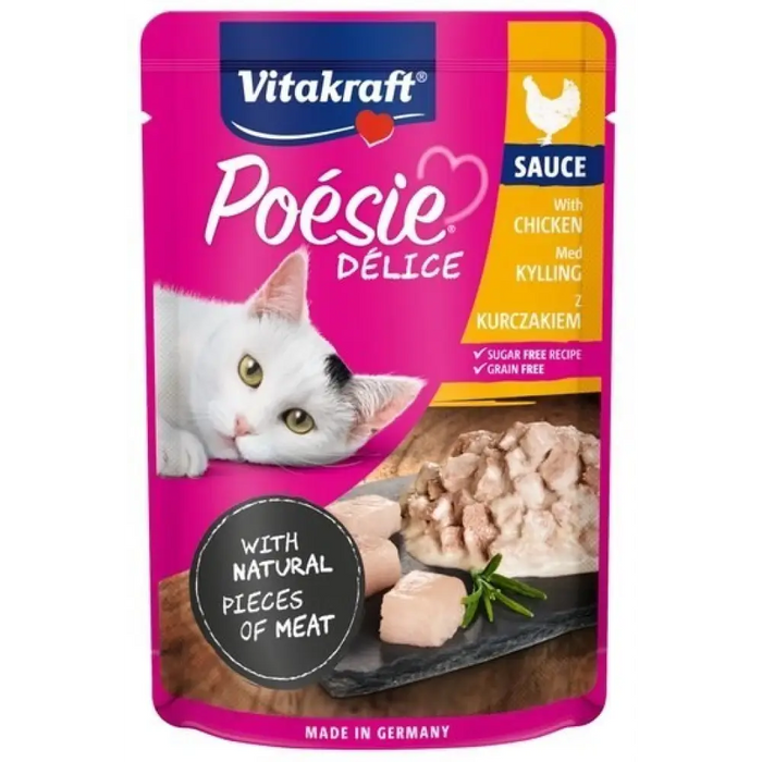 VITAKRAFT POESIE DELICE пиле - мокра храна за котки - 85гр