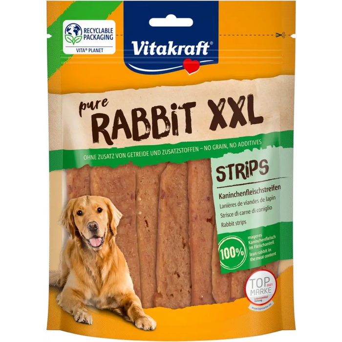 VITAKRAFT Pure Rabbit Strips - лакомство за кучета - 250гр